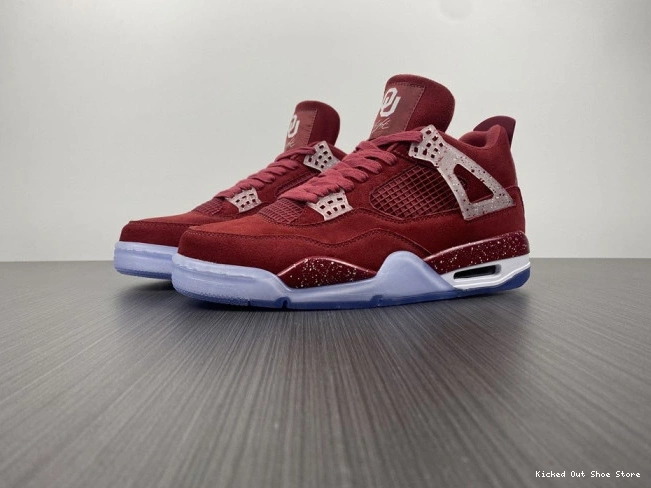 Kick Theory PE Sooners AJ4-904282 Jordan 4 Oklahoma Retro 0805